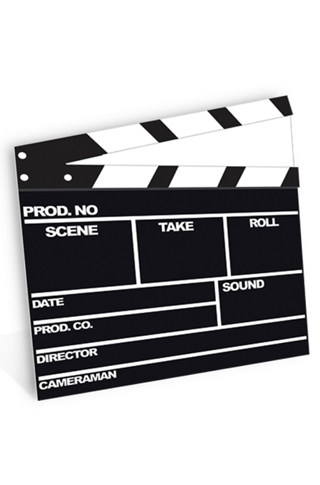 Film Clapper - Cardboard Cutout