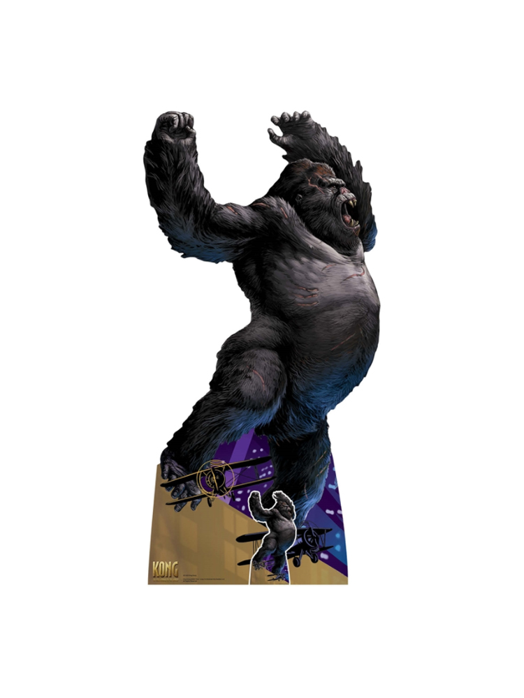 King Kong Large Cardboard Cutout Classic with Free Mini Standee