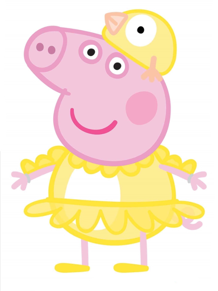 Peppa Pig Chicken Easter Lifesize Cardboard Cutout