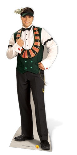 Casino Croupier - Cardboard Cutout