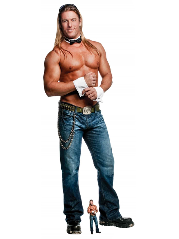 Kevin Cornell Chippendales Cuff N Collar Lifesize Cardboard Cutout with Free Mini Standee