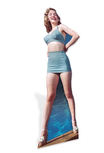 Marilyn Monroe 'Blue Bikini' Cardboard Cutout