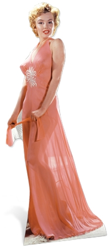 Marilyn Monroe 'Peach Night-Gown' Cardboard Cutout