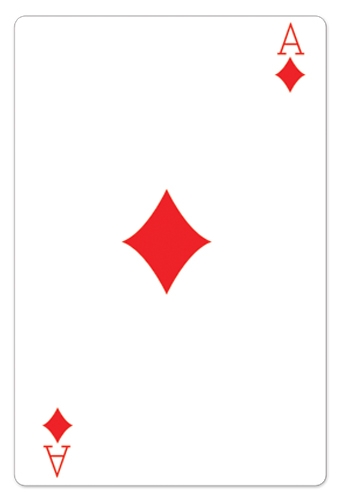 Ace of Diamonds Casino Playing Card - Cardboard Cutout