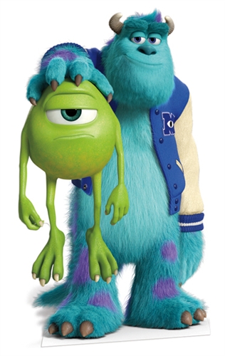Mike and Sulley - Cardboard Cutout