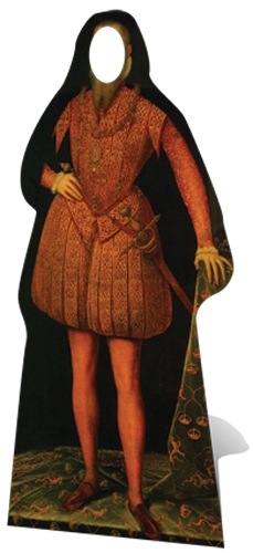 Tudor Man Stand-In - Cardboard Cutout