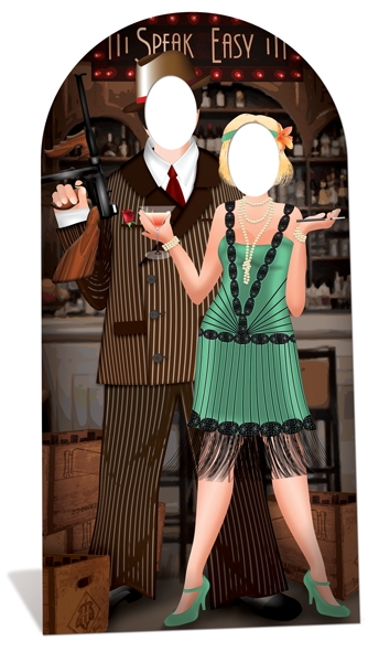 Roaring 20'S Stand-In - Cardboard Cutout