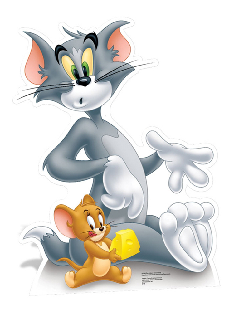 Tom and Jerry with Cheese - Cardboard Cutout