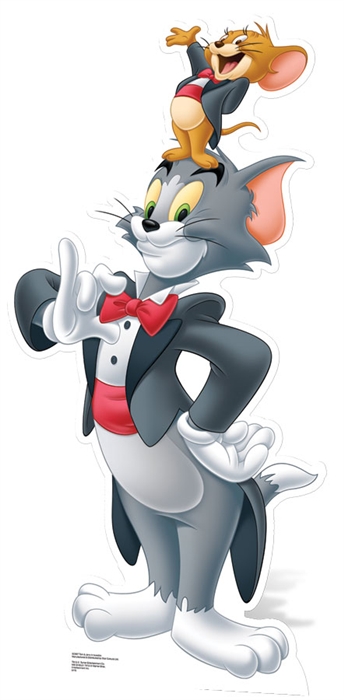 Tom and Jerry in Tuxedos - Cardboard Cutout