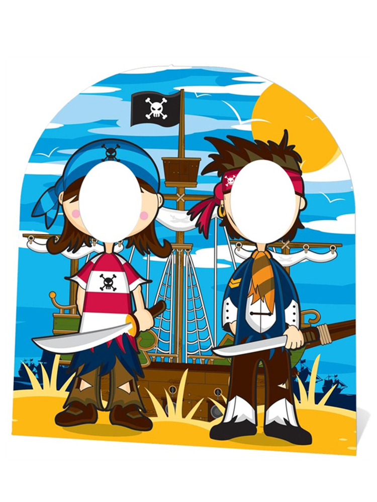 Pirate Friends Stand-In (Child-sized) - Cardboard Cutout