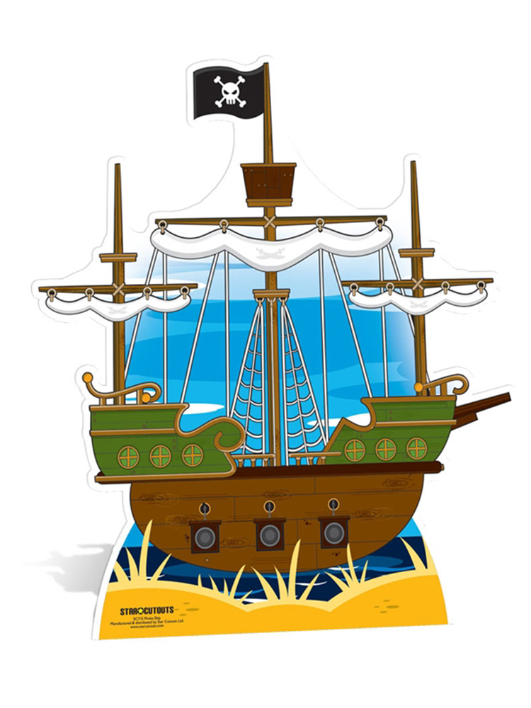 Pirate Ship - Cardboard Cutout