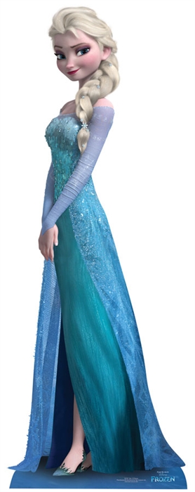 Elsa (Frozen) - Cardboard Cutout - Novelties (Parties) Direct Ltd