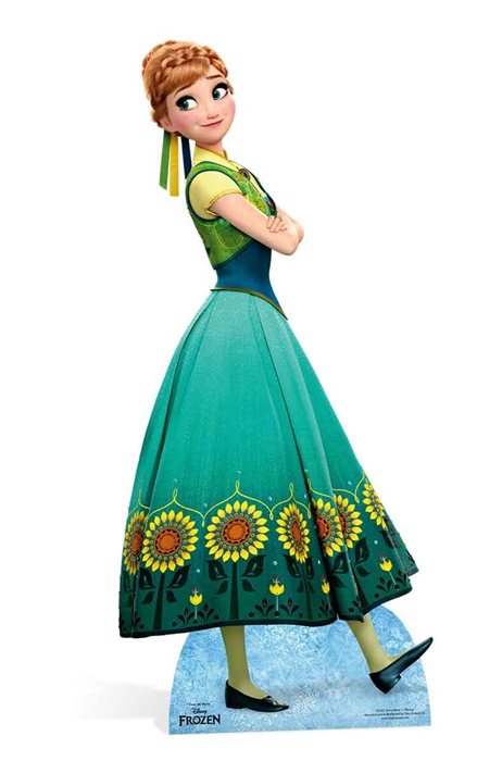 Anna New (Frozen Fever) Cardboard Cutout