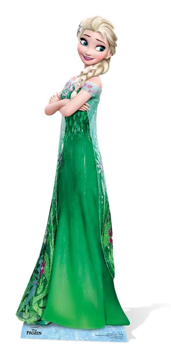 Elsa New (Frozen Fever) Cardboard cutout