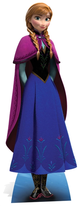 Anna (Frozen) Star-Mini - Cardboard Cutout