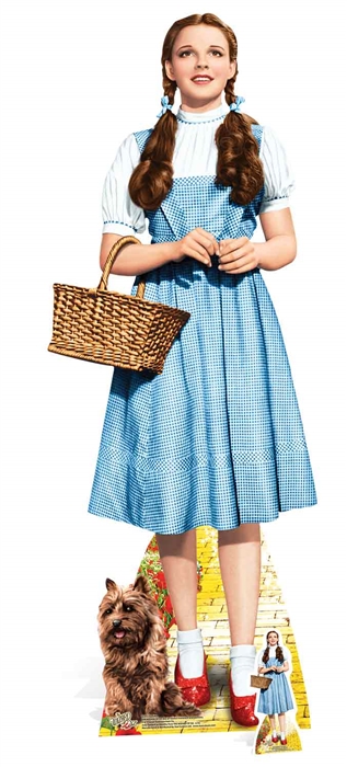 Dorothy Follow the Yellow Brick Road The Wizard of Oz Cutout