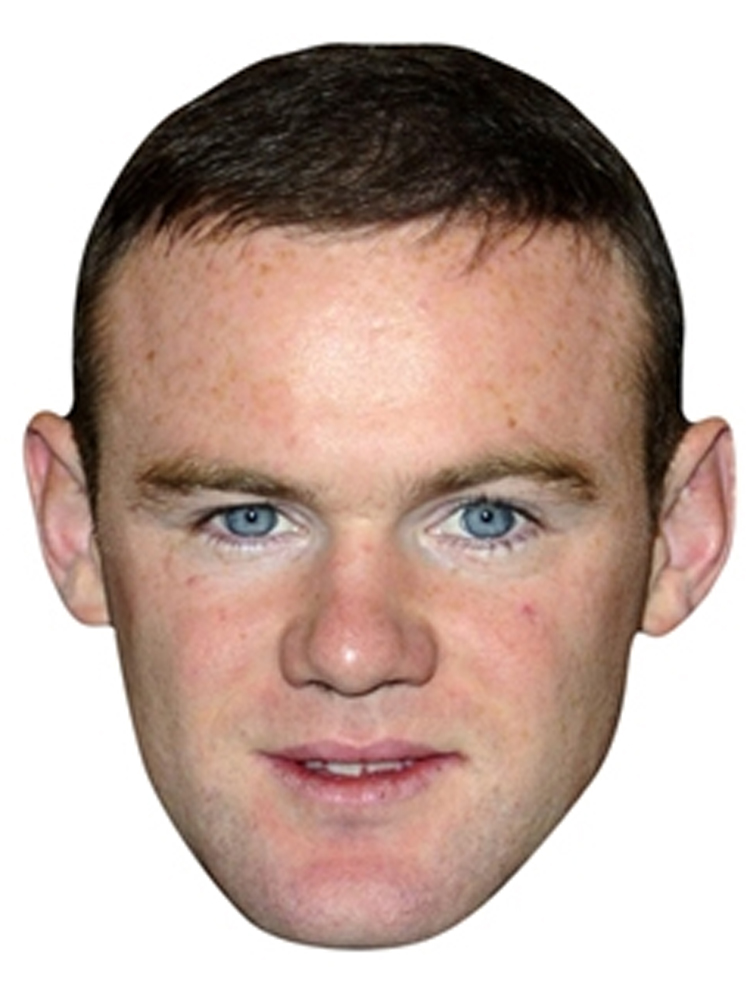  WAYNE ROONEY MASK Football Sporting Event