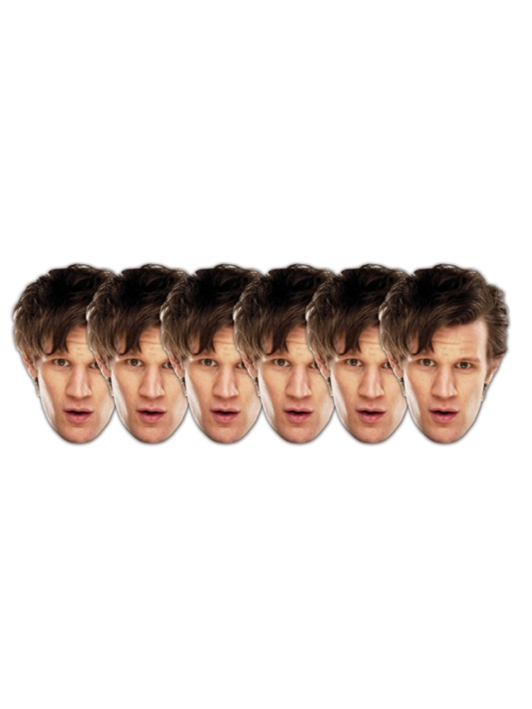  Doctor Who (Matt Smith) - Face Mask Six Pack