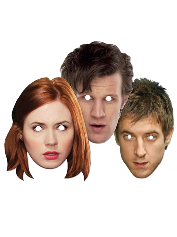 Doctor Who & Companions - Face Mask Three Pack (Dr Who