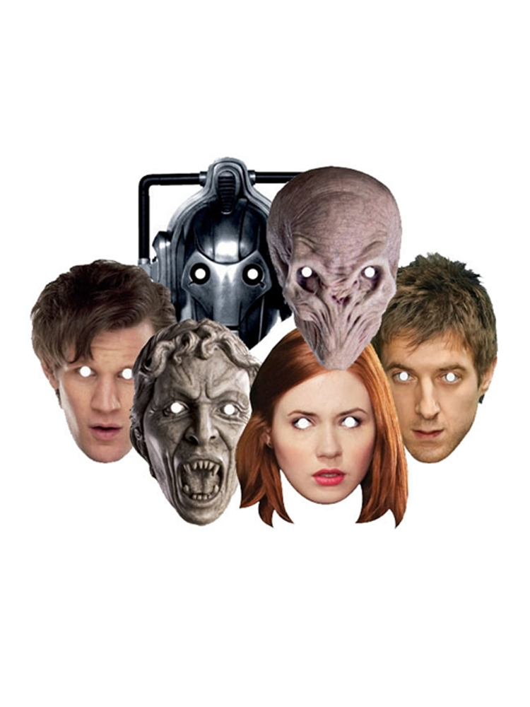 Doctor Who - Party Six Pack Face Masks