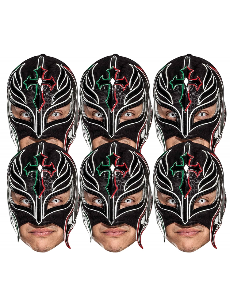 Rey Mysterio WWE Masks 6 Pack of Wrestling Masks 