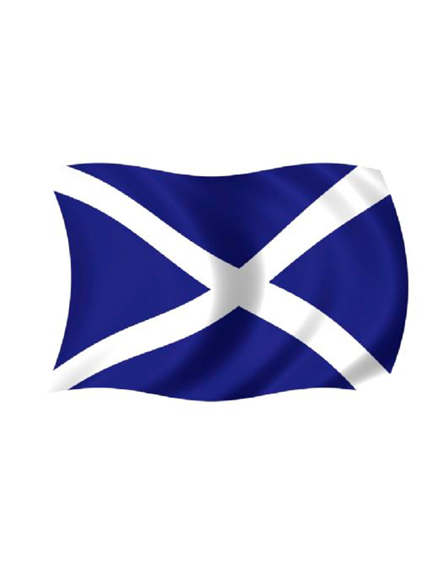 Scotland/St Andrews Flag 5ft x 3ft With Eyelets For Hanging