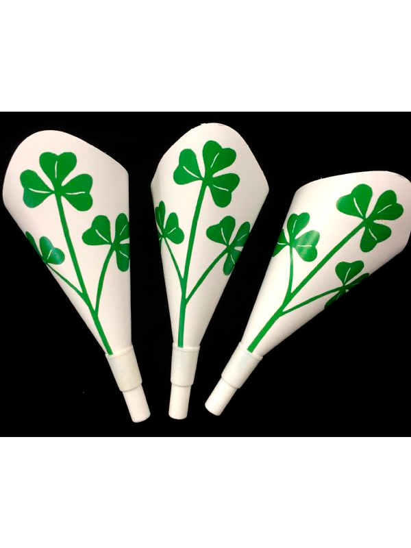 Shamrock Paper Horns