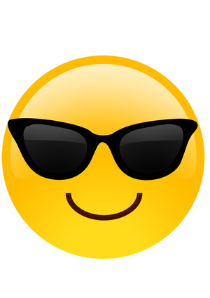 Smiley Sunglass Emoji Mask