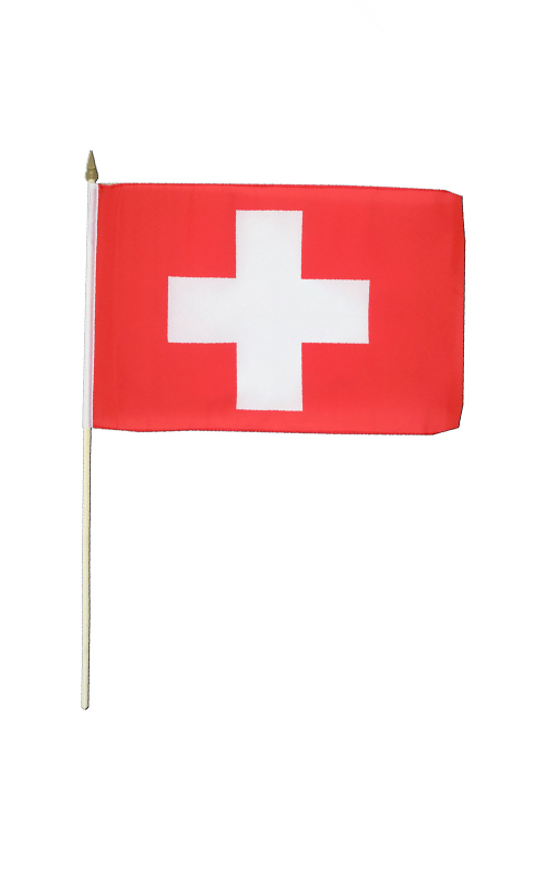 Switzerland Hand Waving Flag