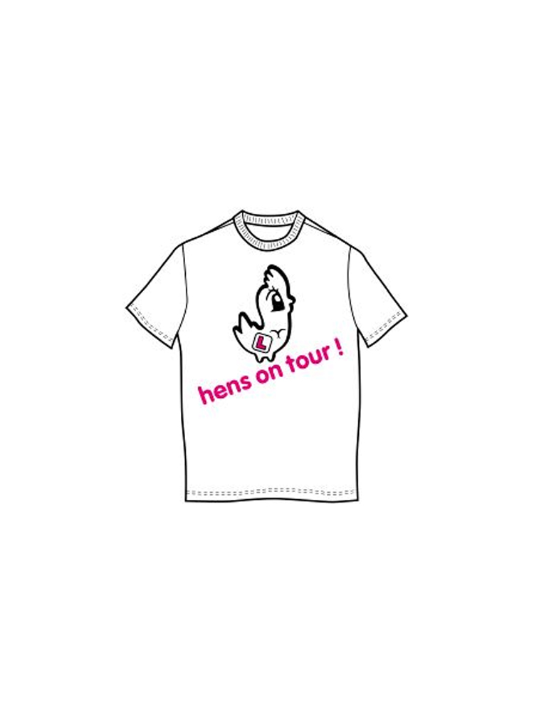 T-Shirt, Hen, Hens On Tour! Large