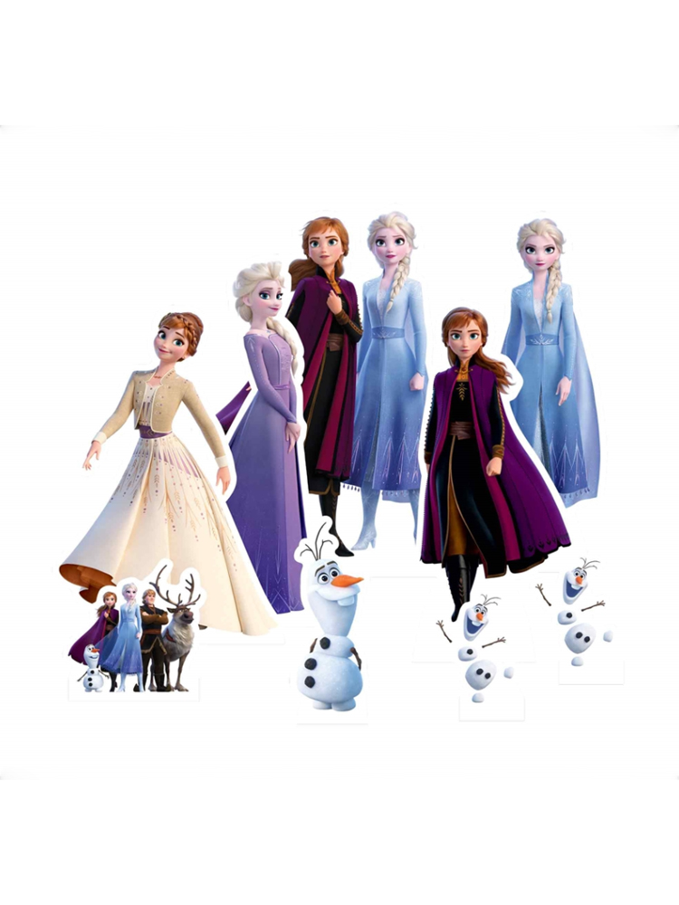 Frozen Table Tops aka Table Toppers featuring Anna, Elsa, Olaf 