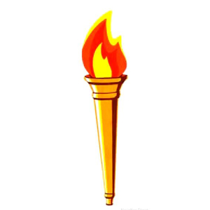 Torch Cutout 24" Printed on both sides