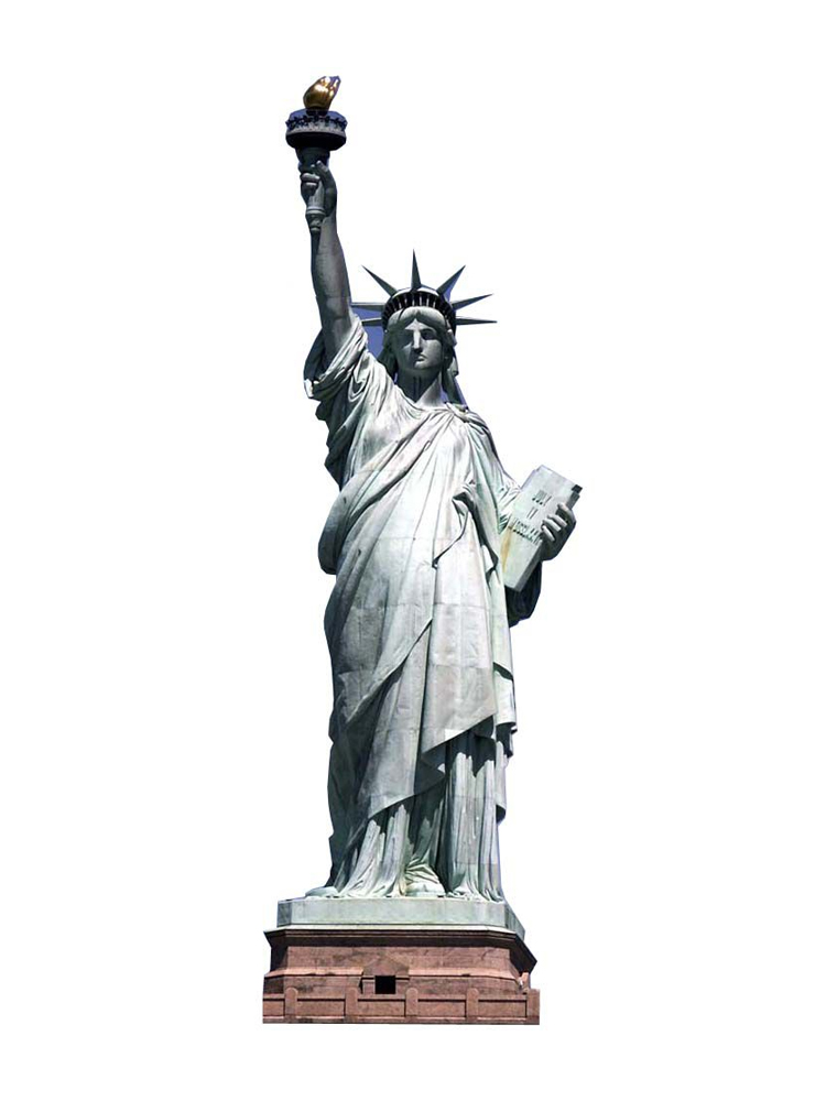 USA American 'Statue Of Liberty' Cardboard Cutout