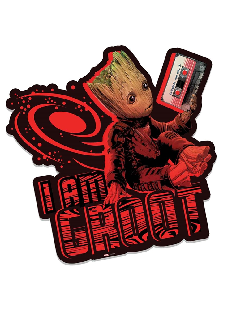  I am Groot (Mix Tape) GOTGV2 Wall Mounted Cardboard Cut Out (WMCCO)