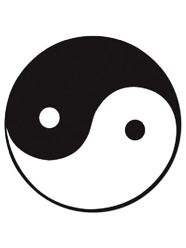 Yin Yang Cutout