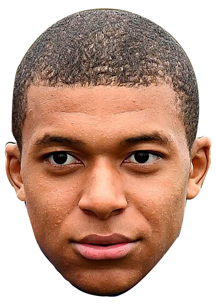 Kylian Mbappe Mask (France) - Novelties (Parties) Direct Ltd