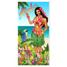 Aloha Girl Door Cover