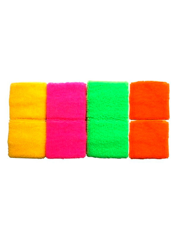 Neon Coloured Wrist Sweatbands