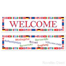 International Welcome Banner