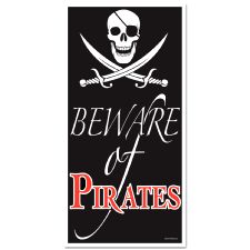 Beware Of Pirates Door Cover   