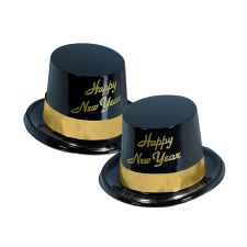 Happy New Year Top Hats  - Black and Gold Legacy (10)