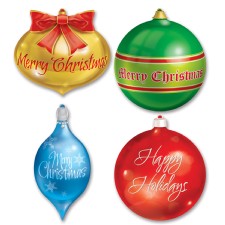 Christmas Ornament Cardboard Cutouts 36cm