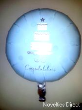 Foil Balloon 'CONGRATULATIONS' Cake 