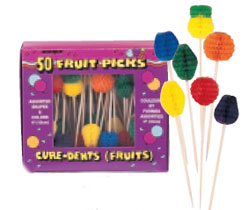 Picks Tropical Fruit Picks Assorted 100 Picks