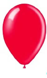  Balloons Standard 5" Mini Red 