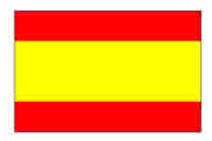 Spain Flag 5ft x 3ft - Without Crest