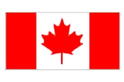 Canada Flag 5ft x 3ft  With Eyelets For Hanging