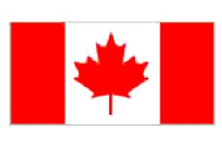Canada Flag 5ft x 3ft  With Eyelets For Hanging