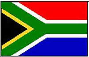 South Africa/South African Flag 5ft x 3ft (100% Polyester) Eyelets 