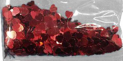 Confetti RED HEARTS bag of 84g